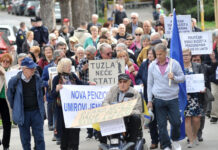 Protesti penzionera u Tuzli zakazani za subotu 25. oktobra